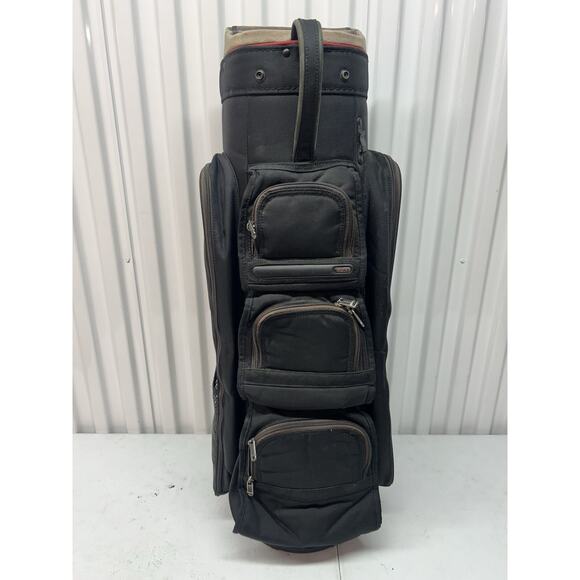 TUMI RARE GEN 4 Ballistic Nylon Golf Bag Black Deluxe 22186D4 VERY GOOD - Picture 4 of 10